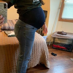 Liz Lange maternity bootcut jeans